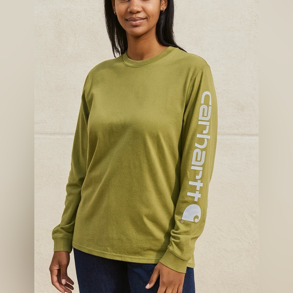 Carhartt Women’s Dearborn Logo Long Sleeve Shirt